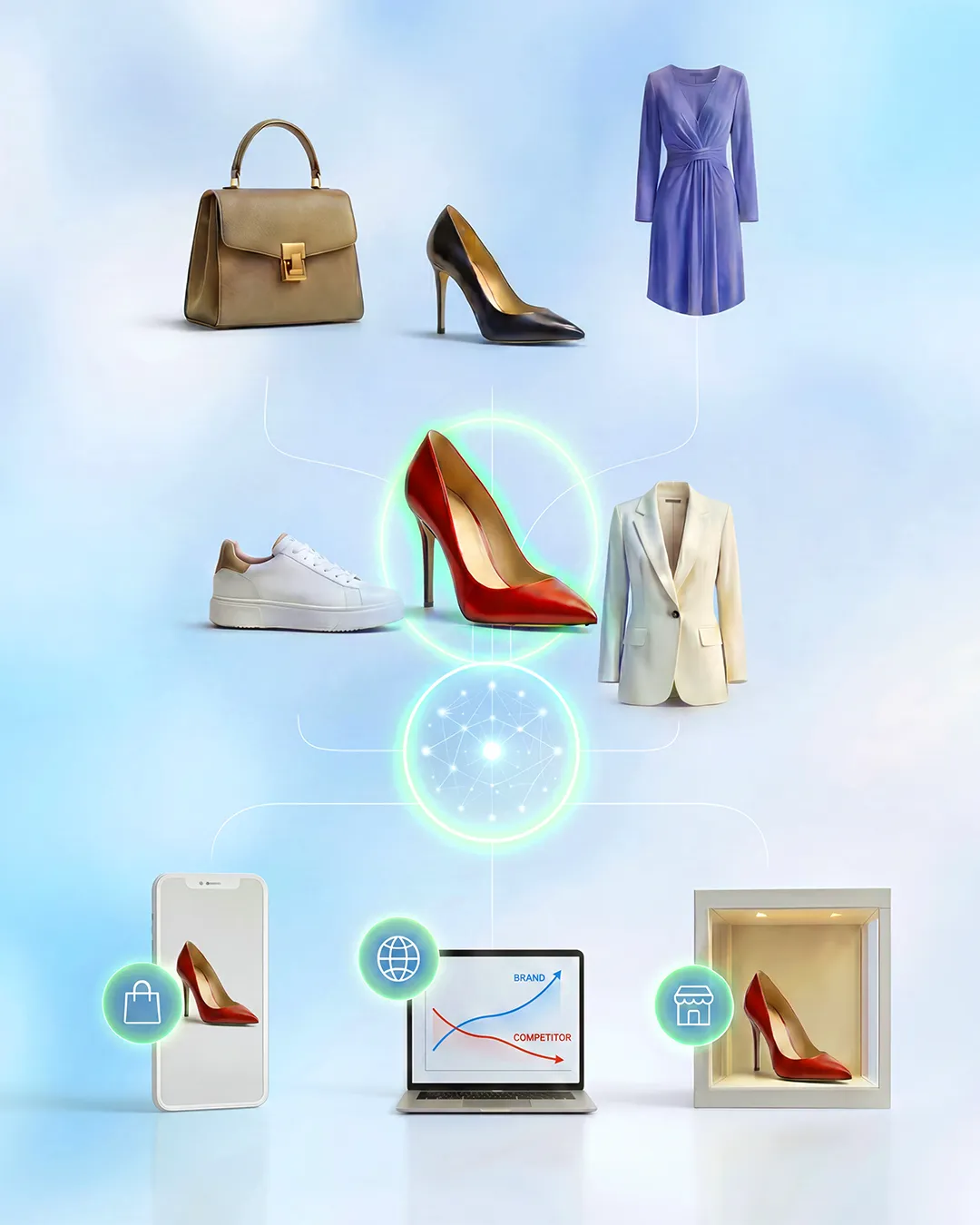 Assortment optimization platform analyzing product mix, category performance, and merchandising decisions across retail channels